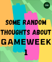 Some Random thoughts about GW1