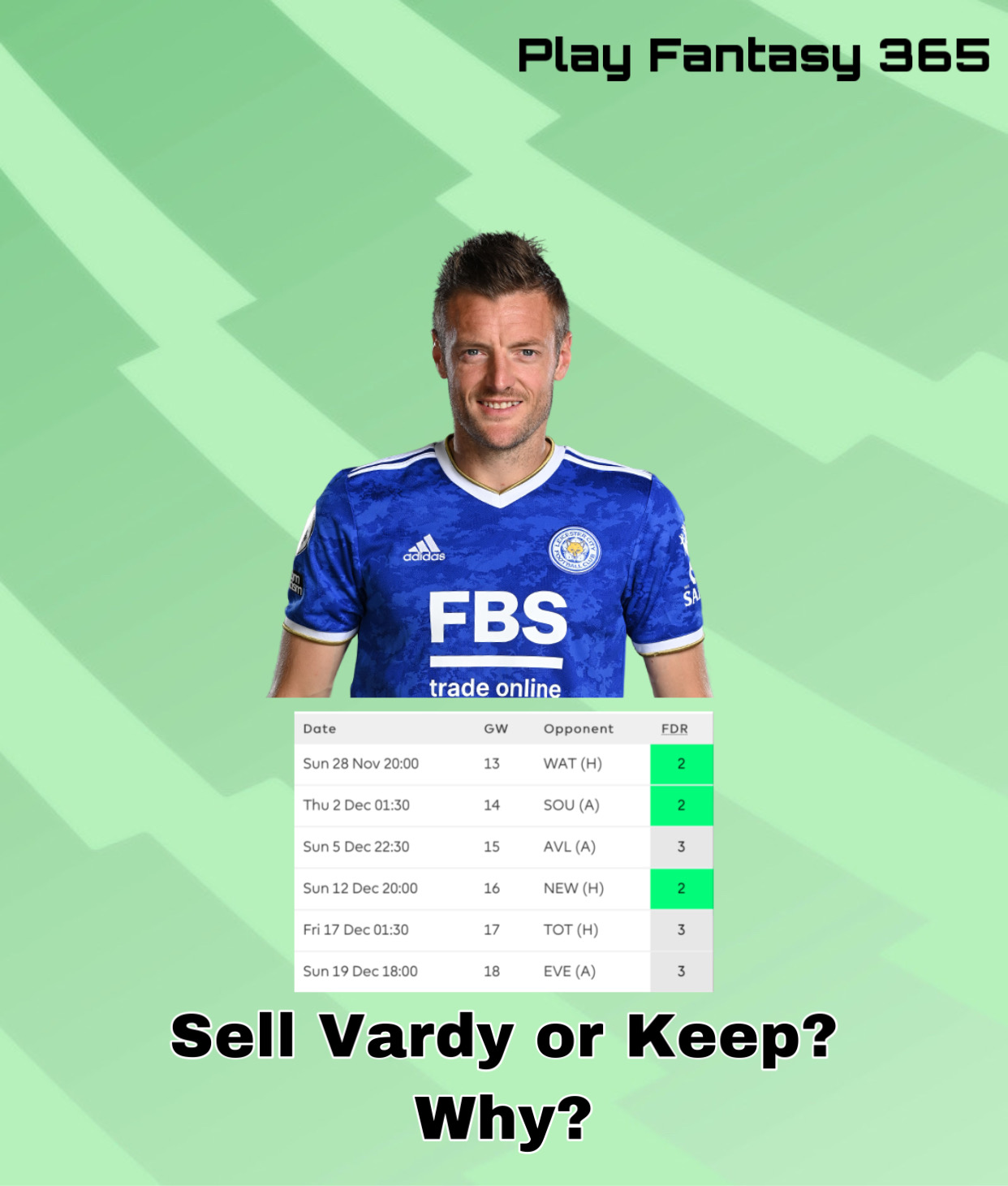 Keep VARDY or Sell? Why?